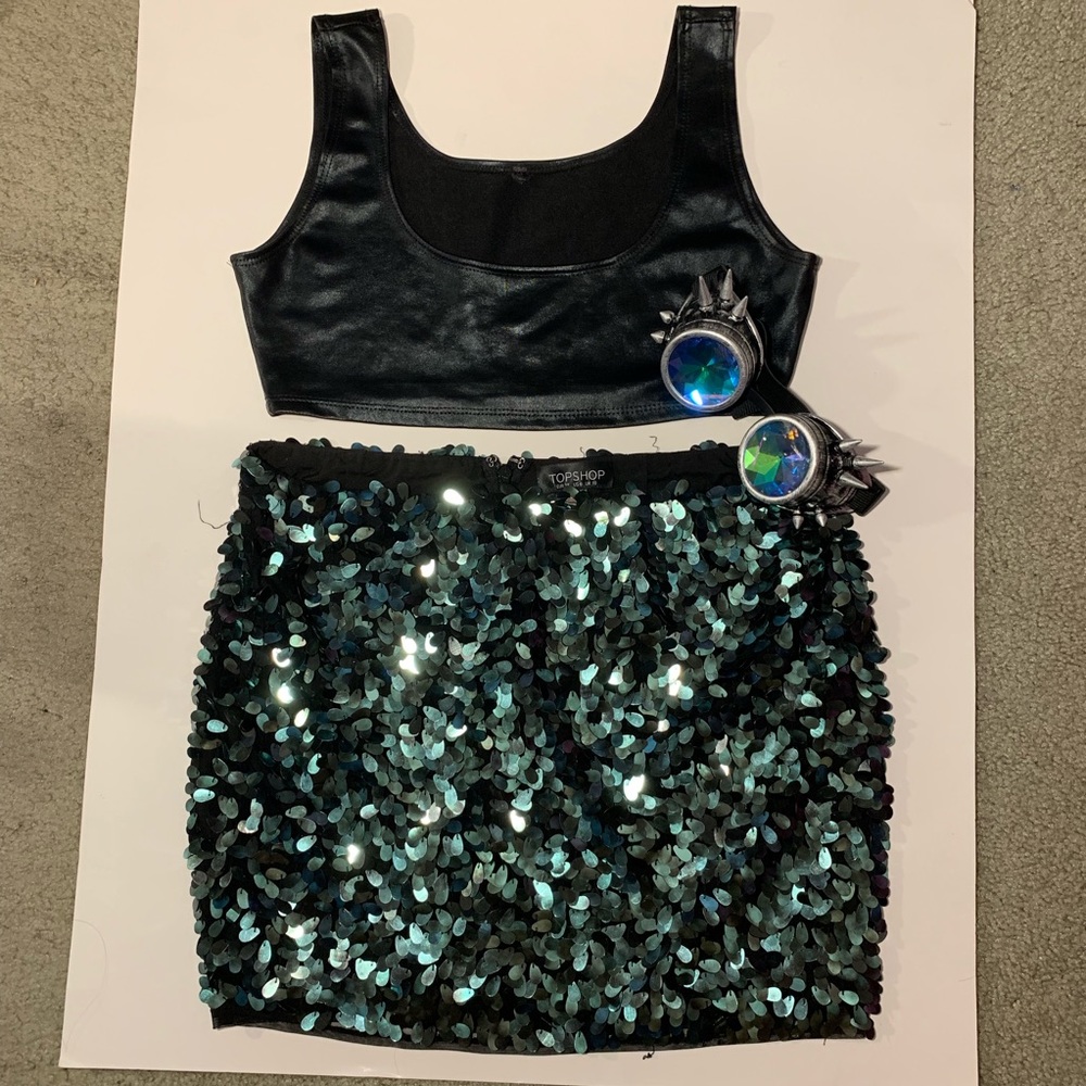 Rave outfit! Doesn’t include Kaleidoscope glasses
